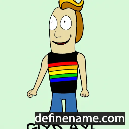 cartoon of the name Gayfryd