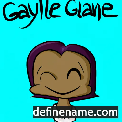 cartoon of the name Gaylene