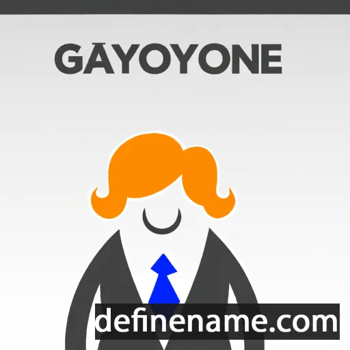 cartoon of the name Gaylordine