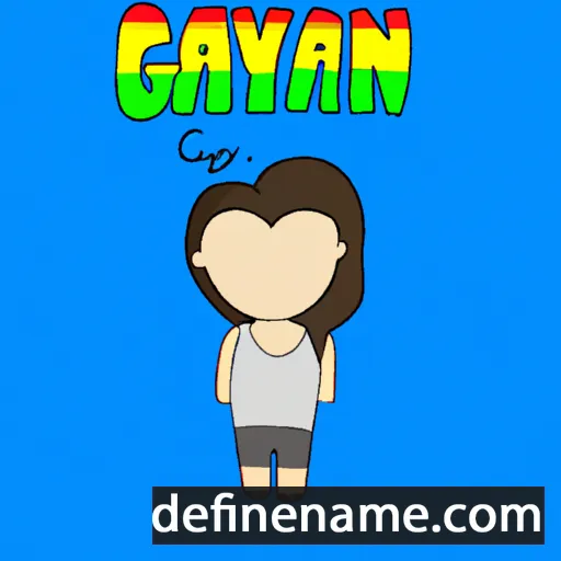 cartoon of the name Gaylyn