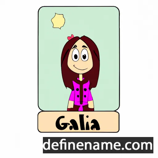 cartoon of the name Gazala