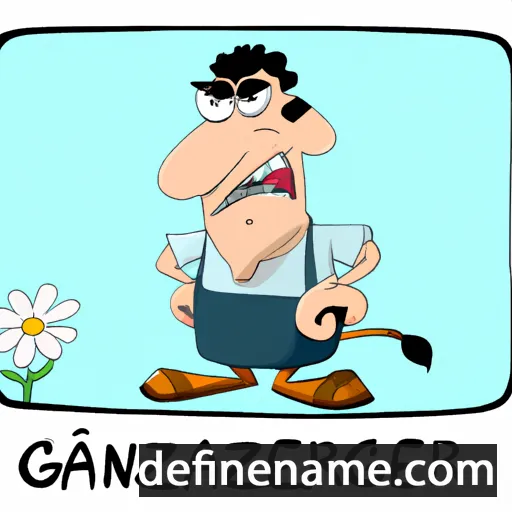 cartoon of the name Gazanfer