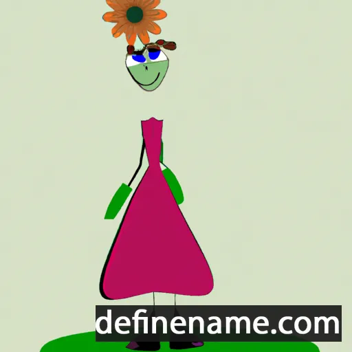 cartoon of the name Gazina