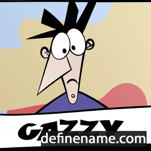 cartoon of the name Gazzy