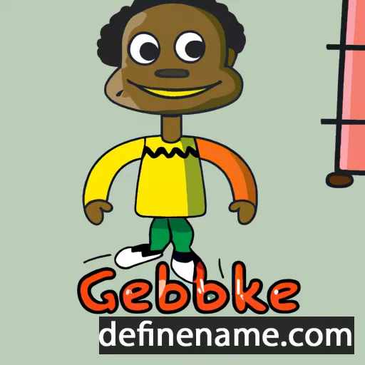 cartoon of the name Gbekelolu