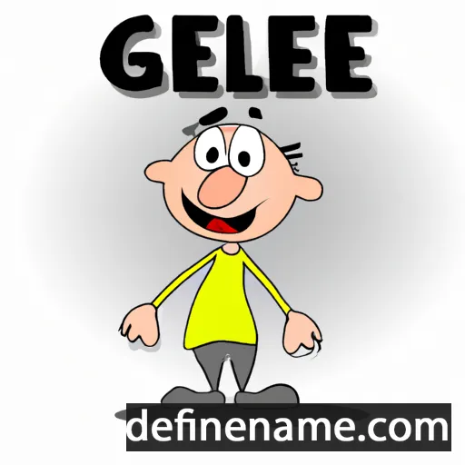 cartoon of the name Gélike