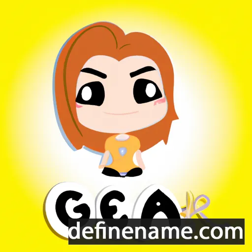 cartoon of the name Gea