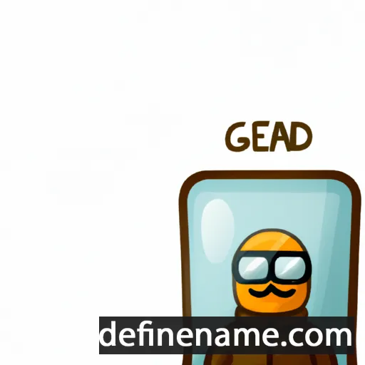 cartoon of the name Gearld