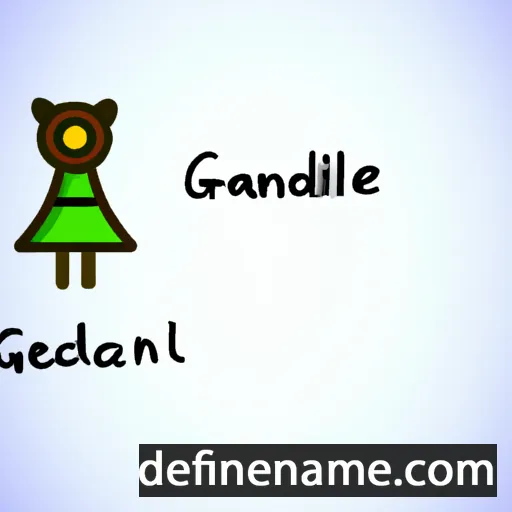 cartoon of the name Gearldine