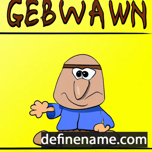 cartoon of the name Gebawin