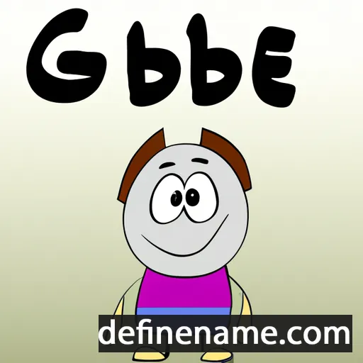 cartoon of the name Gebbe