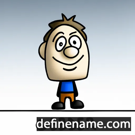 cartoon of the name Geber