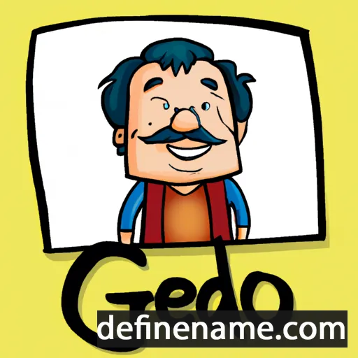 cartoon of the name Gedeão