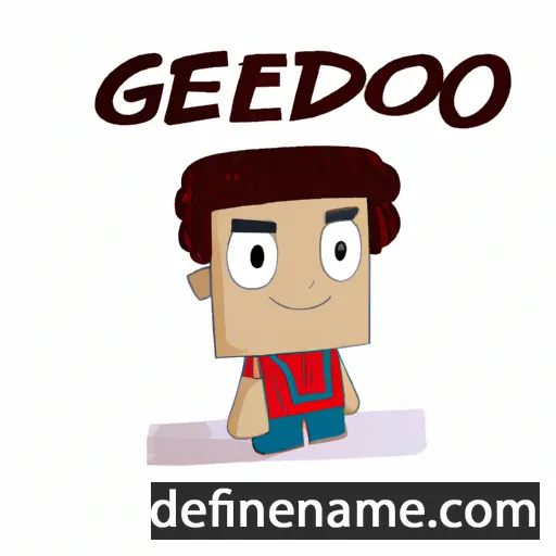 cartoon of the name Gedeó