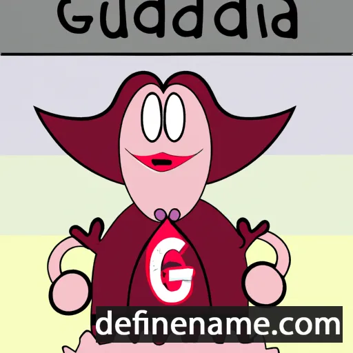 cartoon of the name Gedgaudė