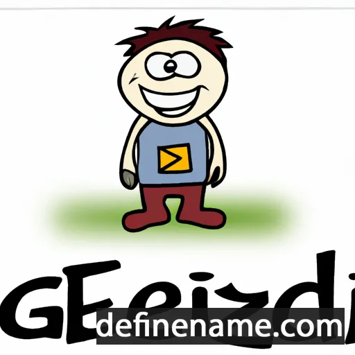 cartoon of the name Gediz