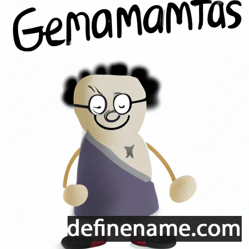 Gedmantas cartoon