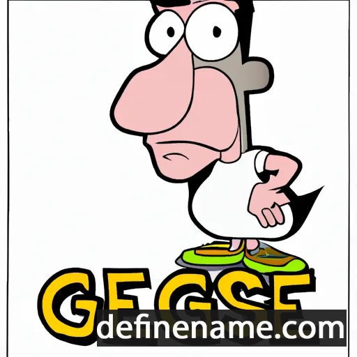 cartoon of the name Gees