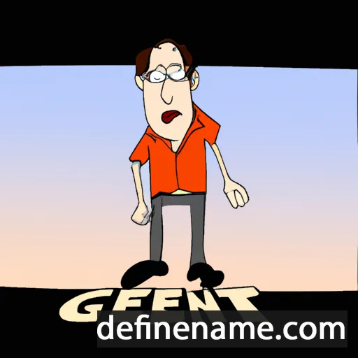 cartoon of the name Geffen