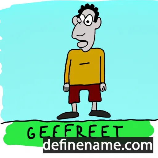 cartoon of the name Geffrai