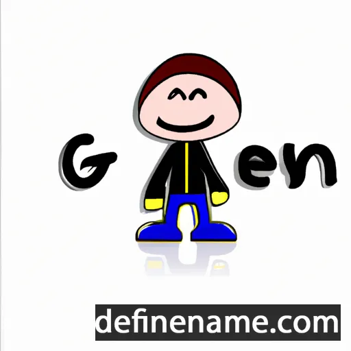 cartoon of the name Gefn