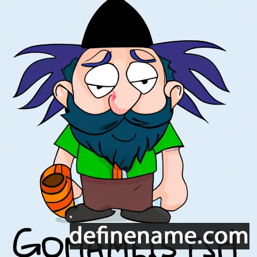 cartoon of the name Geghetsik