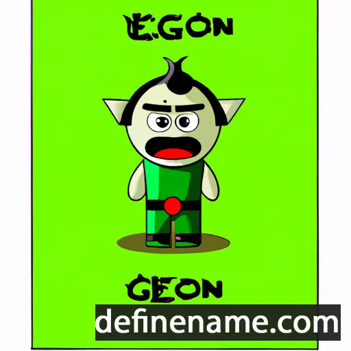 Gegon cartoon