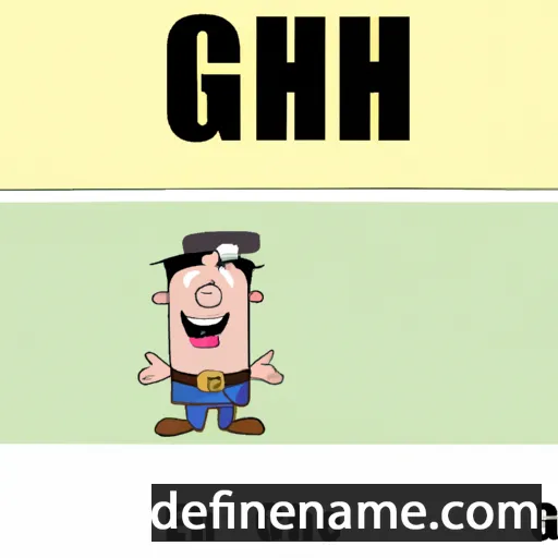 cartoon of the name Ge̍h