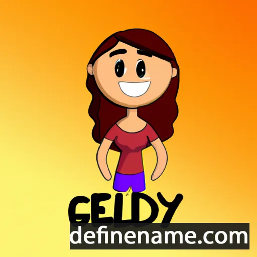 cartoon of the name Geidy