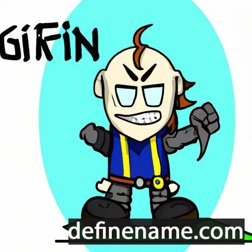 cartoon of the name Geirfinnur