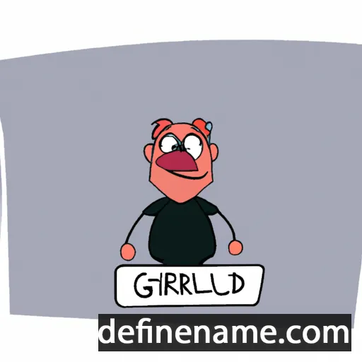 cartoon of the name Geirlöð