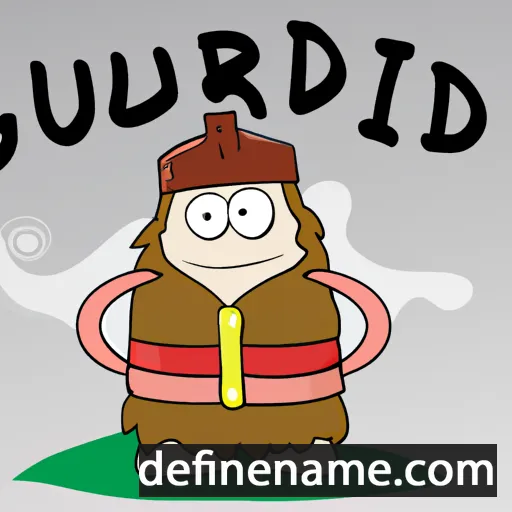 Geirþrúður cartoon