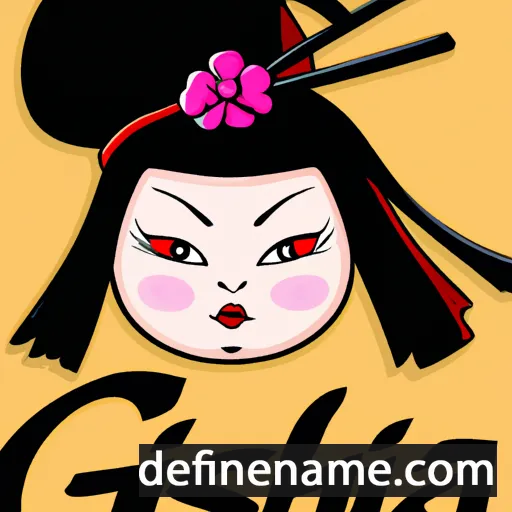 Geisha cartoon