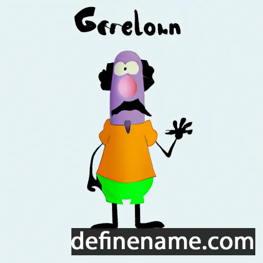 cartoon of the name Gelanor