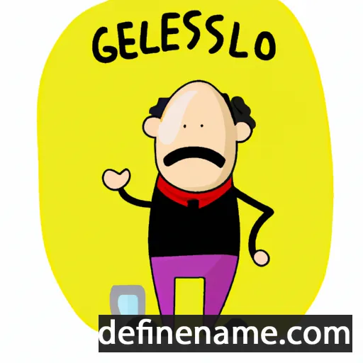 cartoon of the name Gelasio