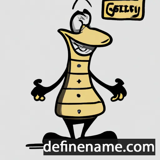 cartoon of the name Gelazy