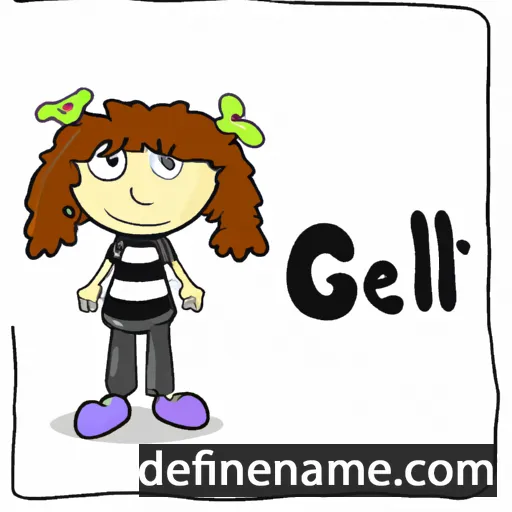 cartoon of the name Geli