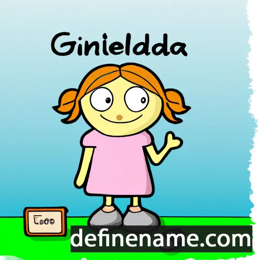 cartoon of the name Gelinda