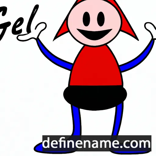 cartoon of the name Gelli