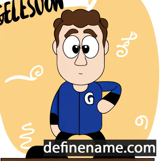 cartoon of the name Gelson