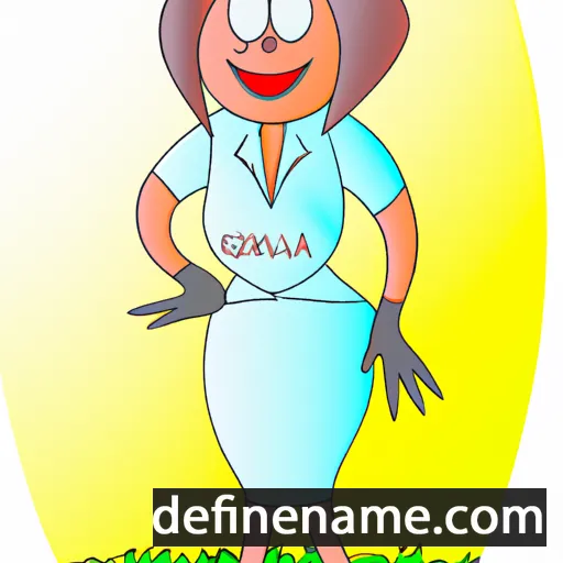 cartoon of the name Gelvira