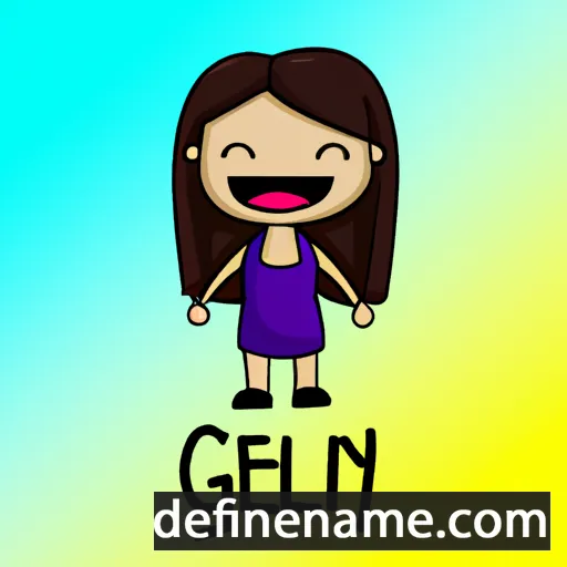 cartoon of the name Gelyn