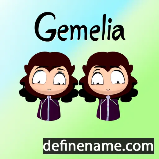 cartoon of the name Gemella