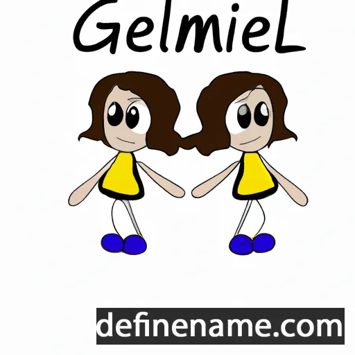 cartoon of the name Gemelle