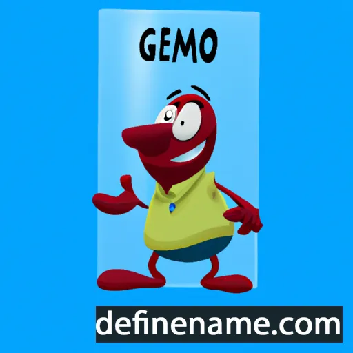 cartoon of the name Gemmo