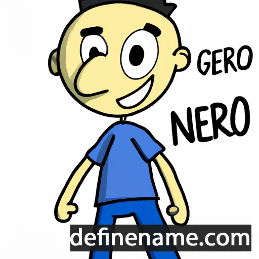 cartoon of the name Genaro