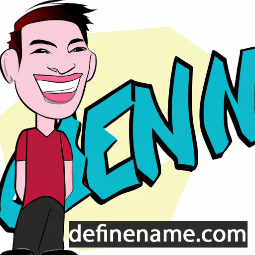 cartoon of the name Genci