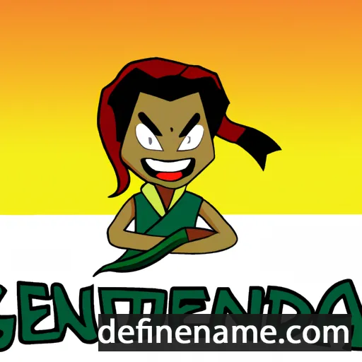 cartoon of the name Gendenwitha