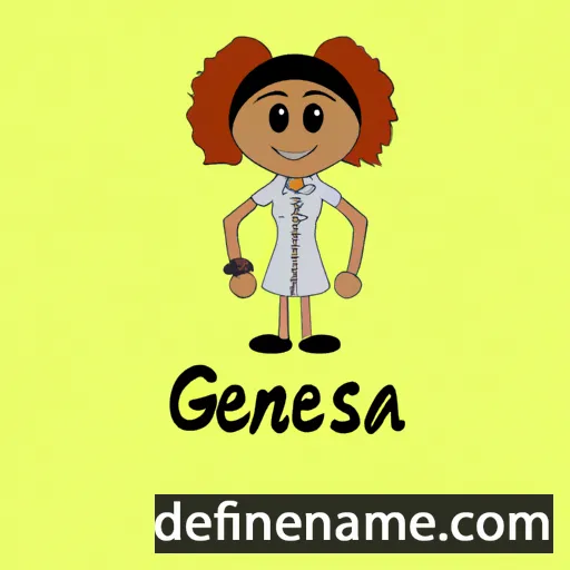 Genésia cartoon