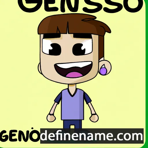 cartoon of the name Genésio